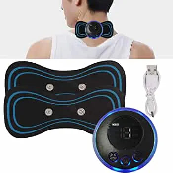 Portable EMS Mini Electric Neck Back Body Massager